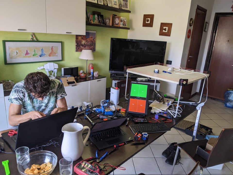 me and davide working on botroyale