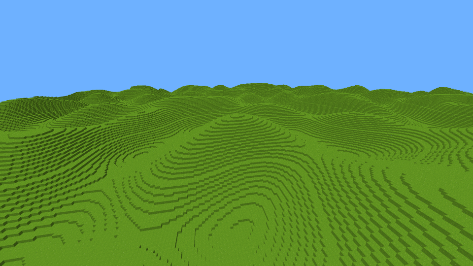 landscape from the voxel engine